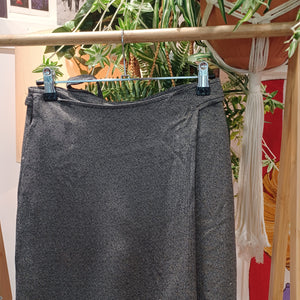 Grey Wrap Skirt - Size 10