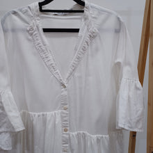 Load image into Gallery viewer, White Linen Dress - Size 8
