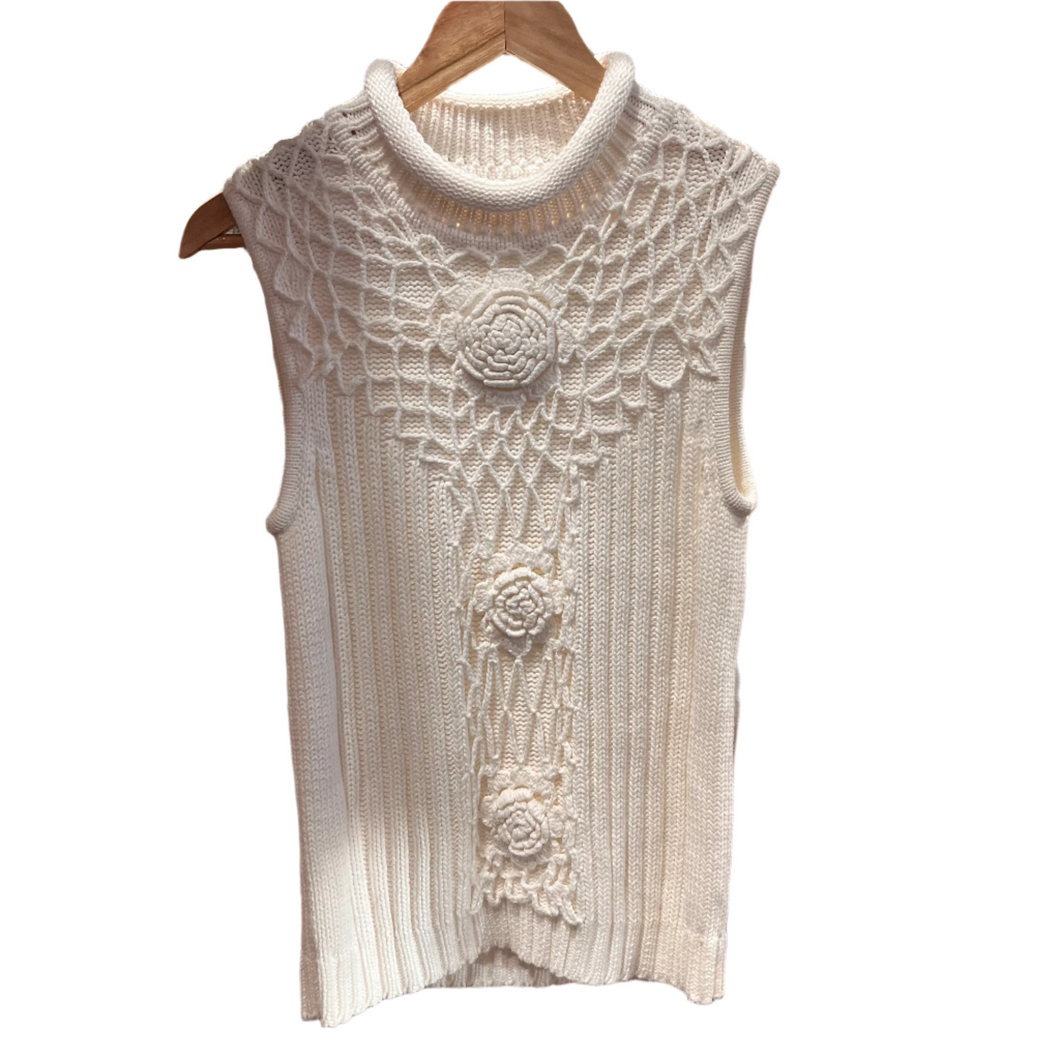 Rose Knit Vest - Size 10