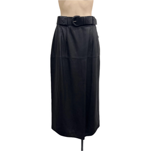 Leather Skirt - Size 10