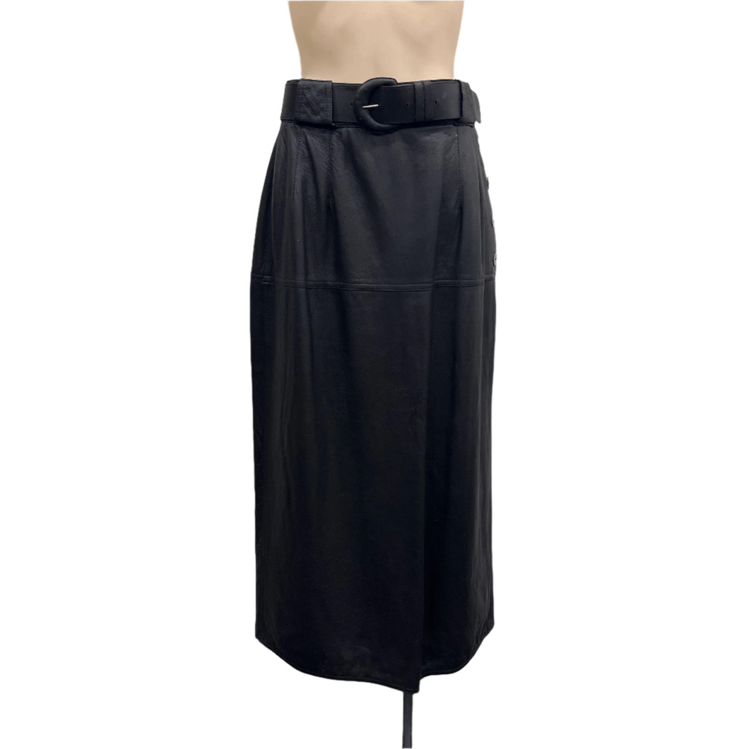 Leather Skirt - Size 10