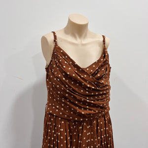 Brown Spot Dress - Size 12