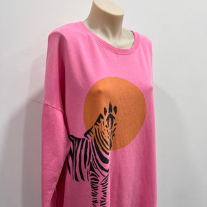 Elm Zebra Crew -Size 12