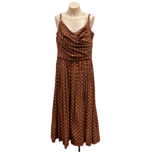 Brown Spot Dress - Size 12