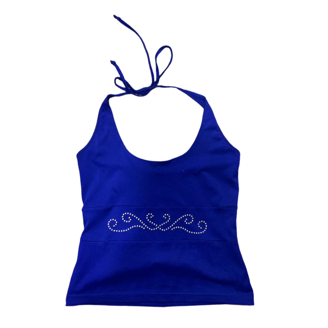 Blue Halter - Size 8